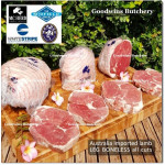 Lamb LEG BONELESS frozen Australia MIDFIELD half cut +/- 1.5kg (price/kg)